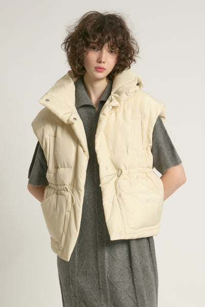 Cocoon Puffer Vest – Wholesale Common Knit